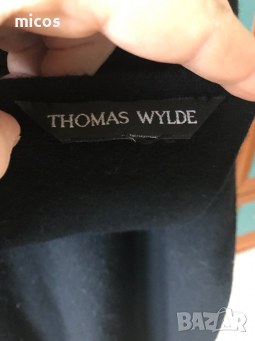 Thomas Wylde,Марков голям шал,кашмир ,кристали Swarovski , снимка 3 - Шалове - 36175960