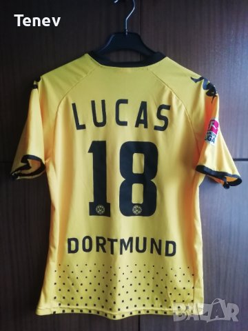 Borussia Dortmund Lucas #18 Kappa футболна тениска фланелка размер М Борусия Дортмунд , снимка 1 - Тениски - 41669703