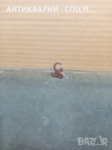 Соц Стара Ръчно Тъкана Картина Гоблен Двойка Щъркели. НОМЕР 1663., снимка 5 - Антикварни и старинни предмети - 53759652