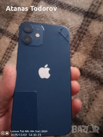 Айфон 12 mini,256GB памет,батерия 78,%,без забележки с кейс и протектор, снимка 4 - Apple iPhone - 52627197