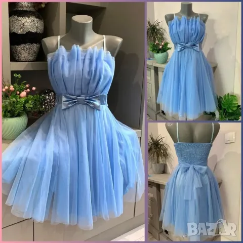 къси кукленска рокли с панделка , снимка 2 - Рокли - 50427764