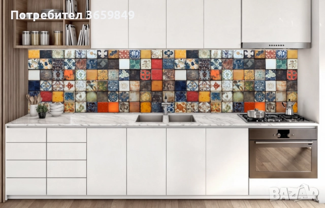 Гръб за кухня от 8 мм МДФ с принт, снимка 16 - Кухни - 50300047