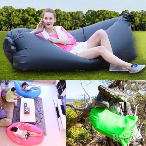 Самонадуващо се легло подходящо за планина и море