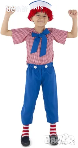 Костюм за карнавал за момчета - комплект с престилка и шапка