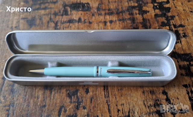 химикалка Пеликан Джаз Пастел в метална кутия, Peliкan Jazz Pastell K35, 3 различни цвята 