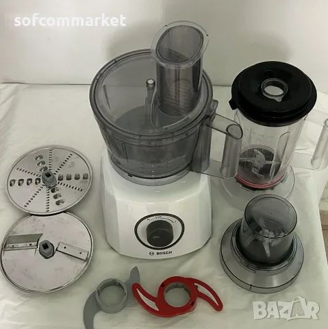 Кухненски робот Bosch MCM3100W MultiTalent 3 + екстра приставки , снимка 2 - Кухненски роботи - 55816390