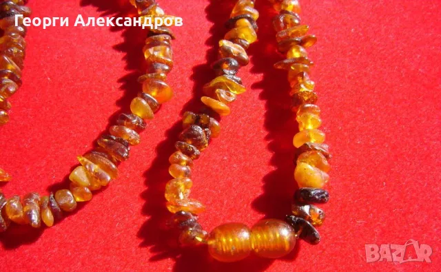 Старо Руско Красиво Нежно КЕХЛИБАРЕНО КОЛИЕ 100% НАТУРАЛЕН БАЛТИЙСКИ КЕХЛИБАР, снимка 2 - Антикварни и старинни предмети - 55957455