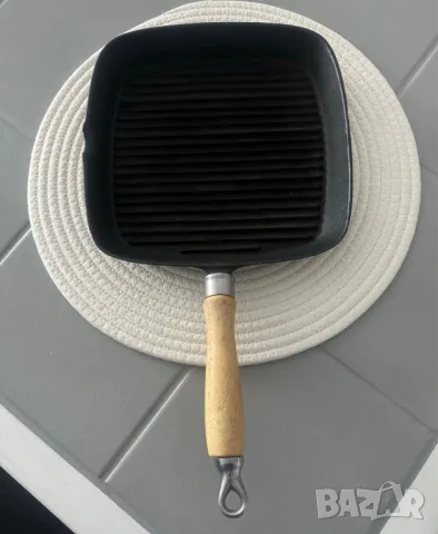 Чугунен тиган BIOLUX, снимка 2 - Съдове за готвене - 50136819