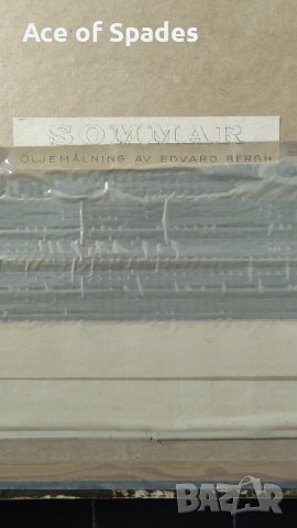 Маслена Картина Edward (Johan-Edvard) Bergh, снимка 9 - Картини - 40683599