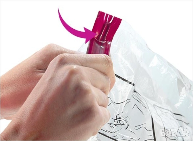 Вакуумиращи пликове за съхранение на дрехи и аксесоари, снимка 13 - Други стоки за дома - 52057625