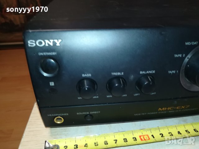 SONY TA-EX7 AMPLIFIER-MADE IN JAPAN 0506231435, снимка 3 - Ресийвъри, усилватели, смесителни пултове - 40975838