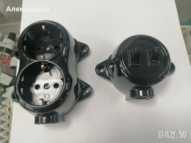 Ретро лампи, контакти и ключове, снимка 3 - Антикварни и старинни предмети - 41167335