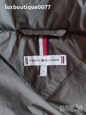 Чисто ново без етикет дамско зимно пухено яке Tommy Hilfiger S, снимка 7 - Якета - 52186112