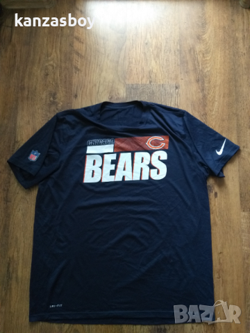 nike nfl chicago bears - страхотна мъжка тениска ХЛ, снимка 4 - Тениски - 44751397