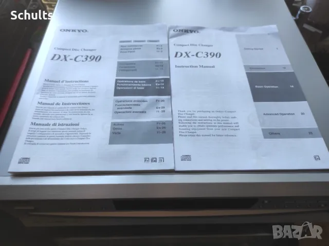 Onkyo DX c390. CD плеър 6 диска, снимка 5 - Ресийвъри, усилватели, смесителни пултове - 47591043