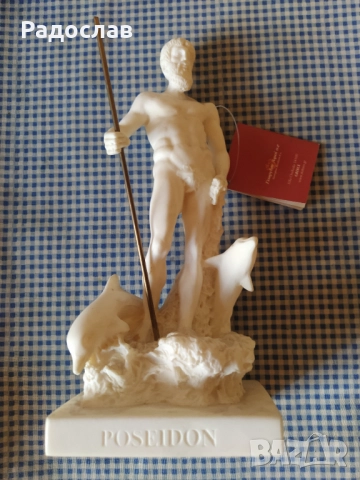 оригинална статуетка Посейдон, снимка 7 - Статуетки - 51431337