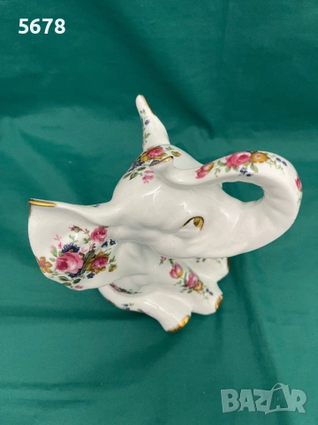 Порцеланово слонче, снимка 5 - Статуетки - 53485716