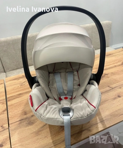 столче за кола и база към него на марката Cybex Scuderia Ferrari Cloud Z i-Size., снимка 2 - Столчета за кола и колело - 53559722
