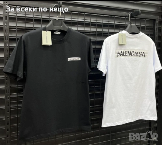 Balenciaga Мъжка Тениска👕Мъжка Блуза С Къс Ръкав - Различни Цветове Код Bal Style16, снимка 9 - Тениски - 53642202