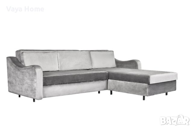 Разтегателен диван, Grigio, Сив, снимка 2 - Дивани и мека мебел - 41017917