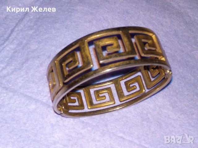 ПОЗЛАТЕНА АЖУРНА ВИНТИДЖ ГРИВНА от БЛАГОРОДНА НЕРЪЖДАЕМА СТОМАНА 38343, снимка 10 - Гривни - 41192283