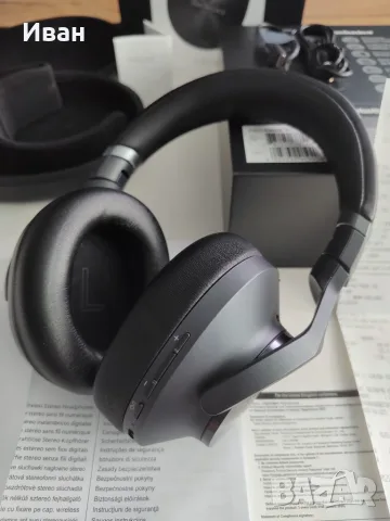 Technics EAH-A800E-K – с гаранция, пълен комплект, без забележки, снимка 3 - Bluetooth слушалки - 56084384