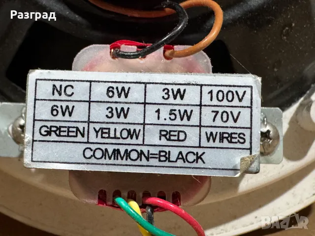 RCF PL 60 Говорител за вграждане, снимка 9 - Тонколони - 48124686