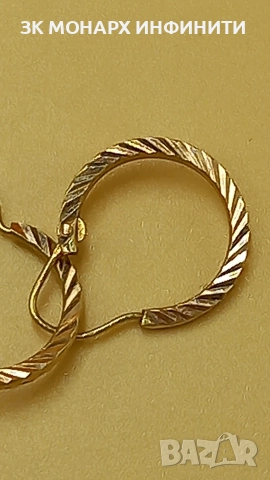 Златни обеци, снимка 4 - Обеци - 52916828