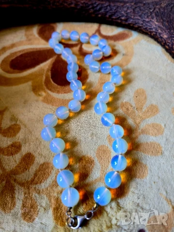 Дамско Колие от Лунен Камък, снимка 6 - Колиета, медальони, синджири - 51357442