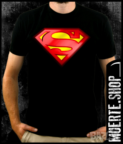 Тениска с щампа SUPERMAN