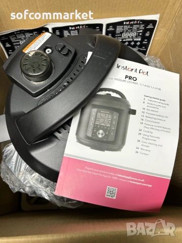 Мултикукър Instant Pot Pro 5.7л, херметик, с гаранция, снимка 4 - Мултикукъри - 53634284