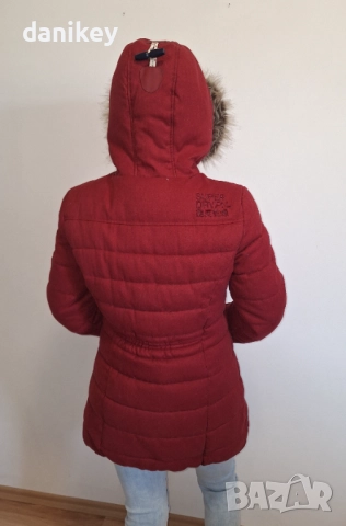 Дамско зимно яке палто Superdry размер small, снимка 8 - Якета - 52212479