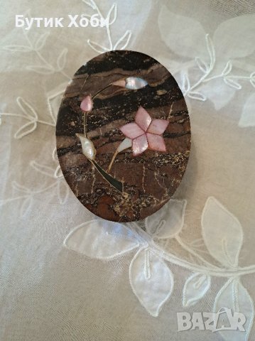 Кутия от натурален камък  , снимка 2 - Антикварни и старинни предмети - 41415359