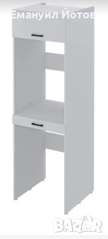 Шкаф за пералня и сушилня с рафтове , снимка 3 - Шкафове - 52383456