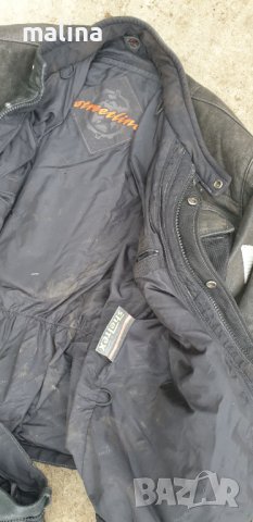 Мото екипировка панталон с яке кожа с текстил , снимка 2 - Аксесоари и консумативи - 39842808