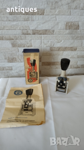 Стар немски номератор - Polygraph Zifferndruckwerke - 1960"г. - Made in DDR, снимка 1