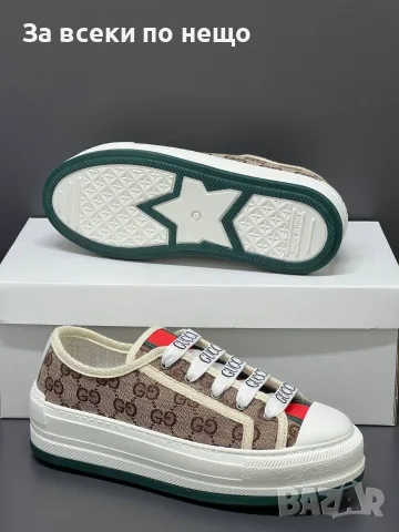 Gucci Дамски Маратонки👟Дамски Спортни Обувки Гучи👟Кецове Код E91, снимка 2 - Кецове - 55795269