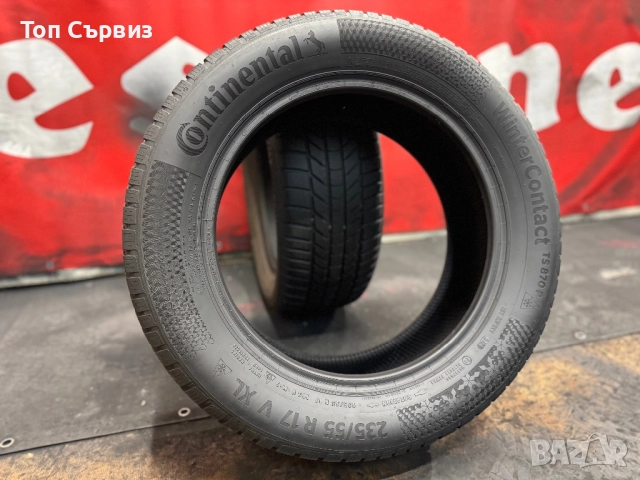 235 55 17, Зимни гуми, Continental WinterContactTS870P, 2 броя, снимка 5 - Гуми и джанти - 52041557