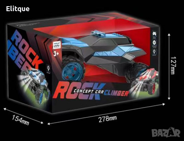 Високоскоростен джип с дистанционно управление – Светлина и дрифт във всяка игра, снимка 4 - Коли, камиони, мотори, писти - 52672661