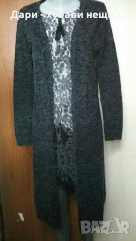 Туника в сиво, с флорални мотиви🍀❤S,M❤🍀арт.219, снимка 4 - Туники - 35734778