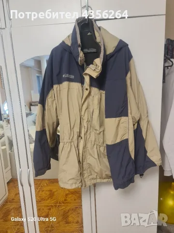 Оригинално мъжко яке Columbia 3XL – сваляща се поларена подплата, качулка, снимка 2 - Якета - 56099513