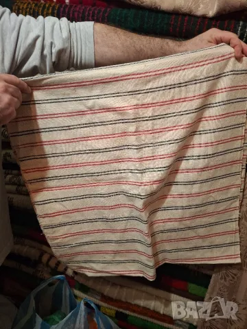 Мини килимчета, платове, родоп. и плетени на една кука калъфки, гайтан, снимка 8 - Декорация за дома - 48513042