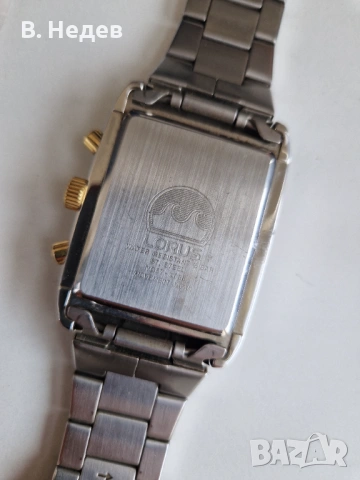 LORUS by Seiko, quartz chronograph, XL case 39 x 50mm, Japan, TOP!, снимка 8 - Мъжки - 53691715