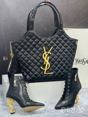 дамски боти ysl saint laurent, снимка 5 - Дамски боти - 50776511