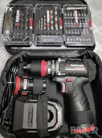 Parkside® Performance Акумулаторен винтоверт 2 батерии и зарядно, снимка 2 - Други инструменти - 52844365