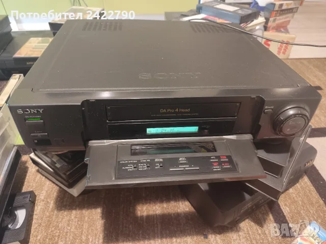 VHS видео Sony работи перфектно 