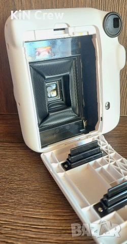 Fujifilm Instax Mini 12 camera (Clay white) + plastic shell, EVA case, снимка 15 - Фотоапарати - 53858348