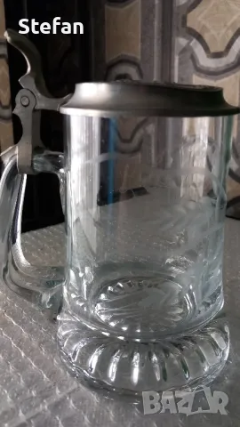 Стара халба за бира, снимка 3 - Антикварни и старинни предмети - 48733211