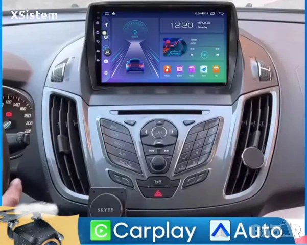 Андроид за Ford C-MAX Kuga 2 Escape 3 2012 - 2019, снимка 5 - Аксесоари и консумативи - 53207018