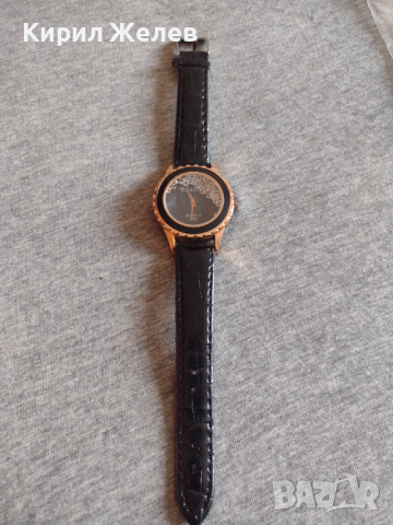 Дамски кварцов часовник ELAINE много елегантен с кожена каишка - 76841, снимка 5 - Дамски - 36242626